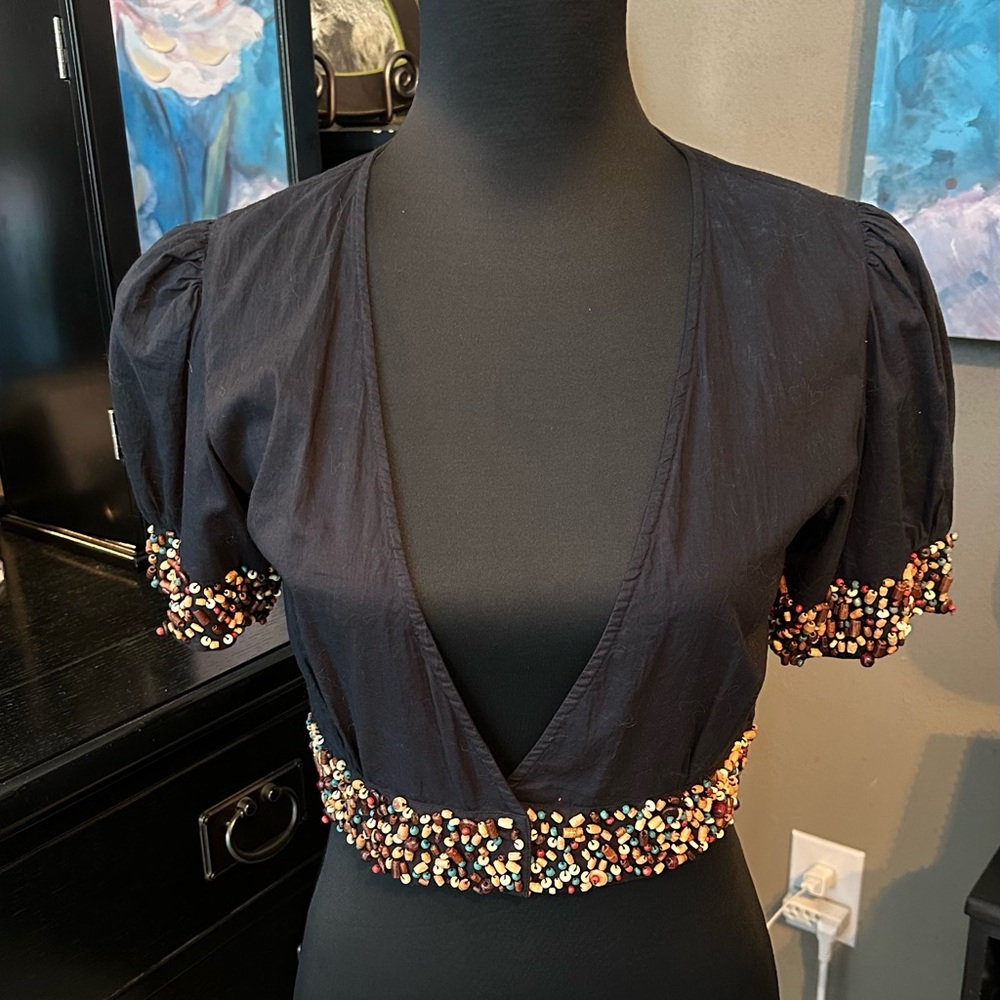 Embellished Black Shrug
